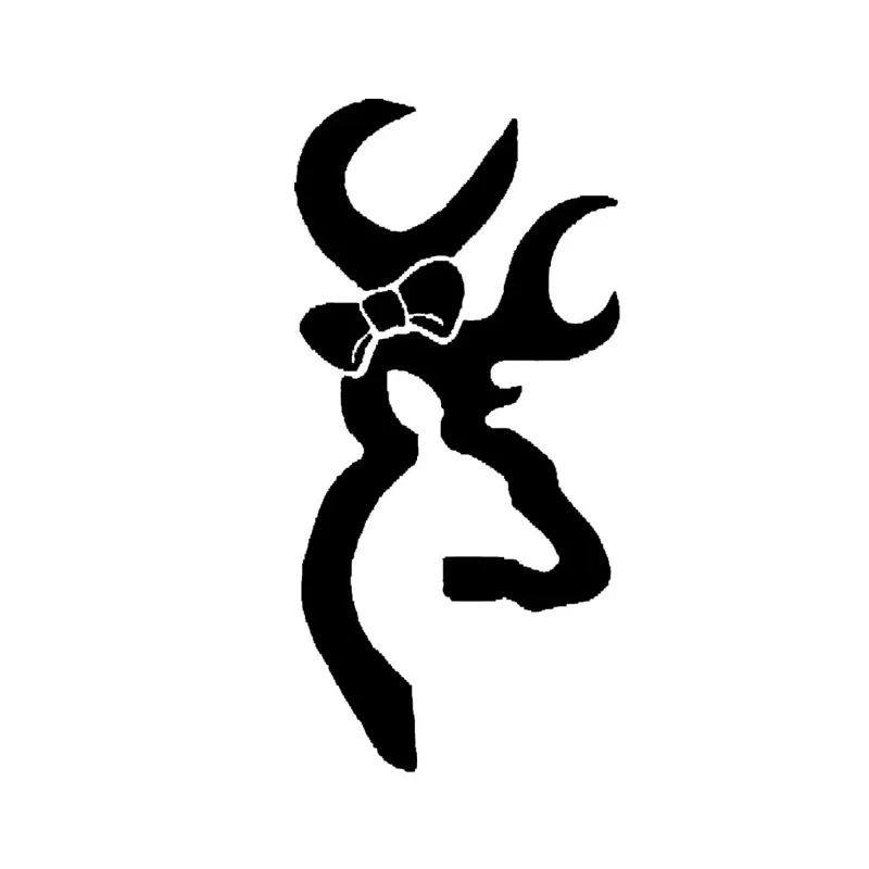 Wholesale 10pcs/lot 20pcs/lot Browning Deer Bow Color Window Vinyl Decal Sticker Country Redneck