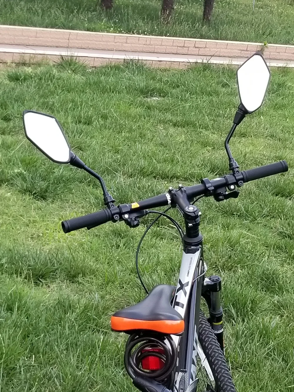 360° Rotate Bike Rearview Mirror Cycling Bicycle Safety Motorcycle Rear View*