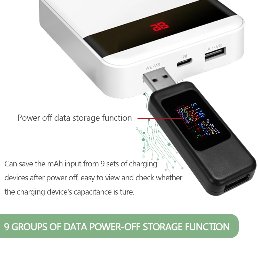 Многофункциональный USB тестер цифровой вольтметр амперметр измеритель