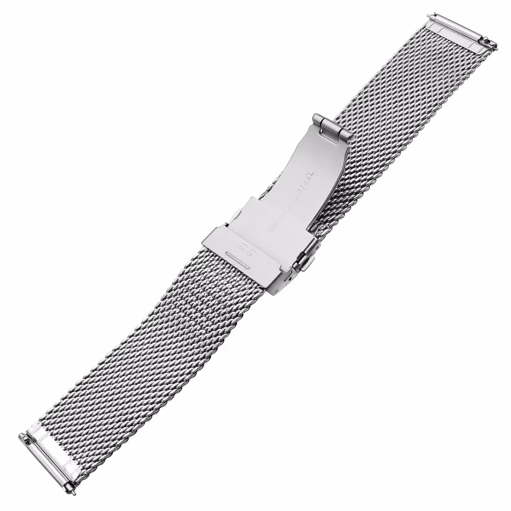 Новый Миланский ремешок для часов с бабочкой и пряжкой Tissot Longines Mido Hamilton из