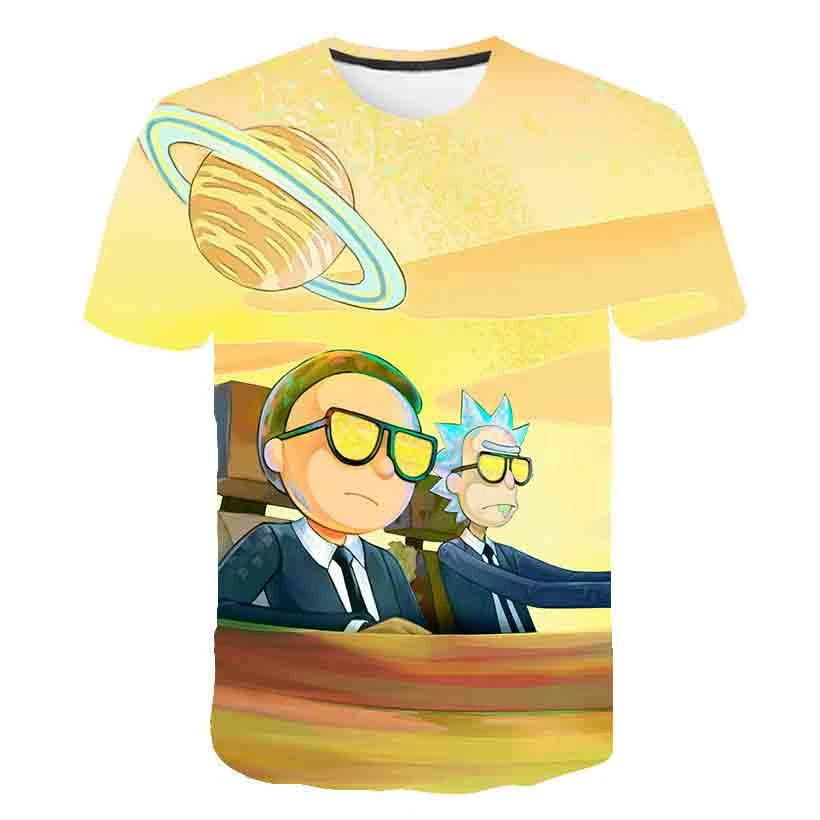 

2019 new 3d Rick and Morty Printed T shirt Funny T shirt Casual Summer Tshirt men T-shirt tshirt men tees Tops Plus Size 6XL