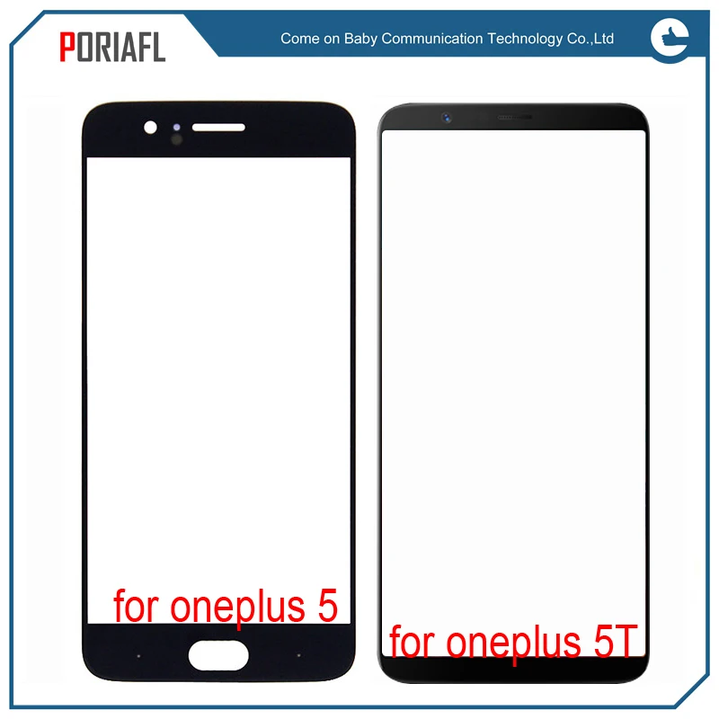 10 шт./лот для Oneplus 5 Oneplus5 A5000 5t Oneplus5T A5010 переднее внешнее стекло ремонта сенсорный