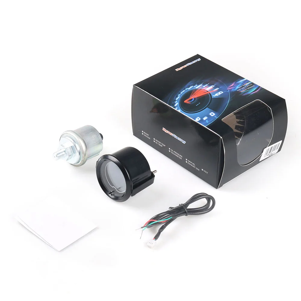 Auto Meter 6108 Cobalt Mechanical Vacuum/Boost Gauge - 30 In.Hg/45 PSI, 2-1/16", Blue LED