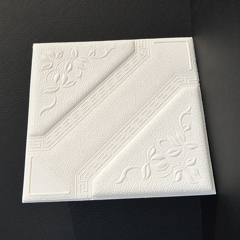 Самоклеящиеся 3D обои из искусственной кожи пенополиэтиленовые