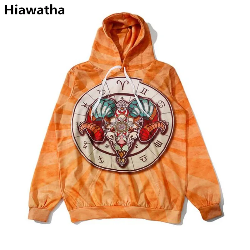 Hiawatha Women Hoodie Autumn Fashion 3D Digital Printed