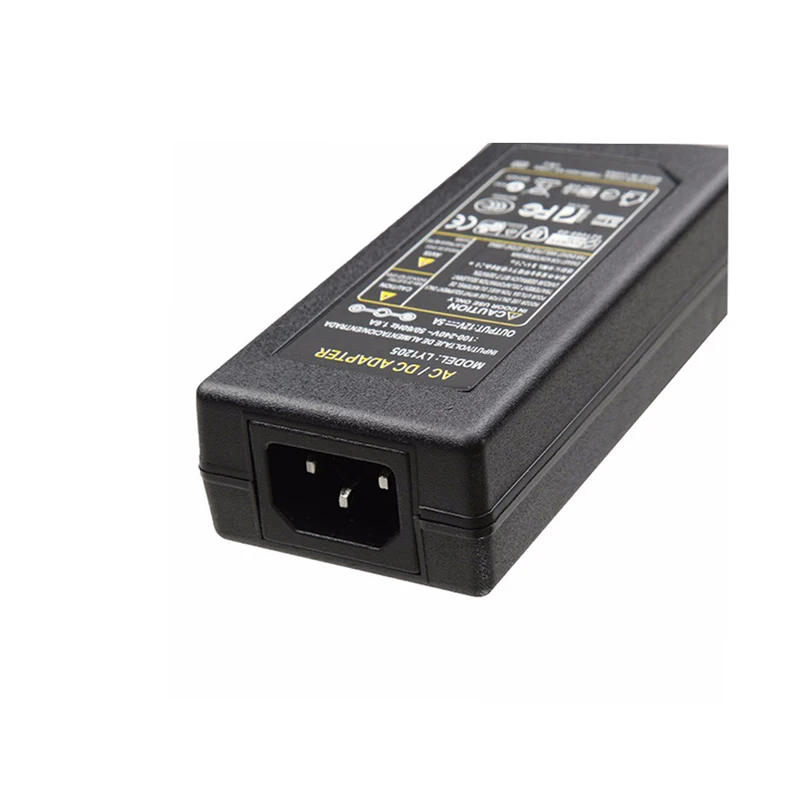 CLAITE 100-240V LED Strip AC Adapter Power Supply Converter 12V 5A 60W US/AU/EU/UK Plug DC Plug For SMD3528 5050 LED Strip