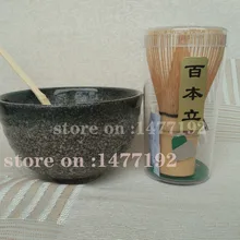 Япония ручной работы Batidor комплект маття мача венчик чаша чайный сервиз, совок Японский чай интимные аксессуары