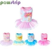 pawstrip 5 Designs Wedding Dog Dress Princess Puppy Clothing font b Pet b font Dog Tutu
