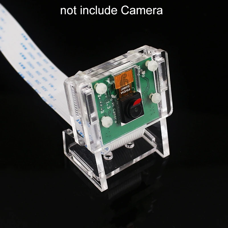 Акриловый держатель для камеры Raspberry Pi 4 5 МП фоточехол официальной V2 (камера в