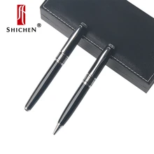 Shichen A033 Роскошная высококачественная металлическая Подарочная шариковая ручка и роликовая ручка 0,7 мм и 1,0 мм nib. Авторучка для школы и офиса