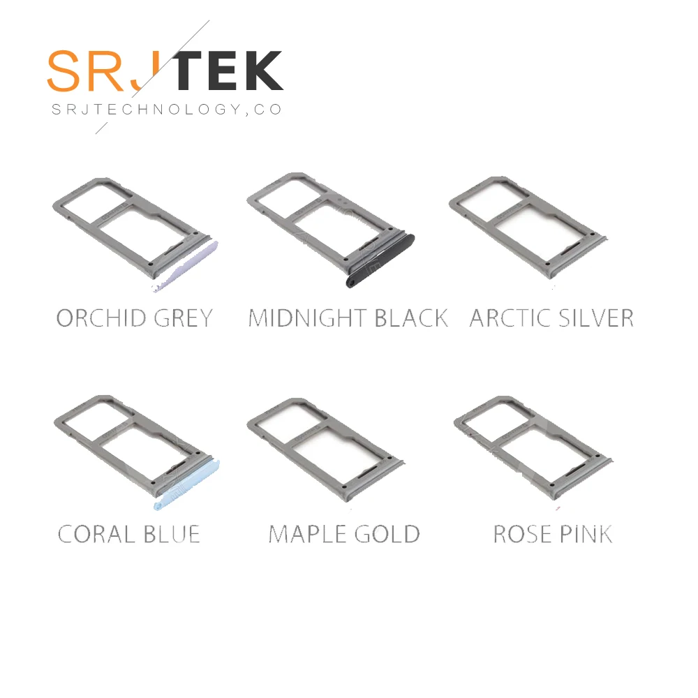 

Single SIM Micro SD Card Tray Slot Holder Part for Samsung Galaxy S8 G950 / S8 Plus G955 Black/White/Grey/Blue/Gold/Pink