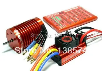 

LEOPARD SKYRC 3930KV 10T Brushless Motor & 60A ESC Speed Controller Combo w/Program Card for 1/10 car