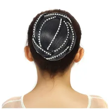 Новая красивая женская резинка для хвоста для девочек заколка для волос с бриллиантами кольцо для волос булочка Инструменты для укладки волос#0326 BB