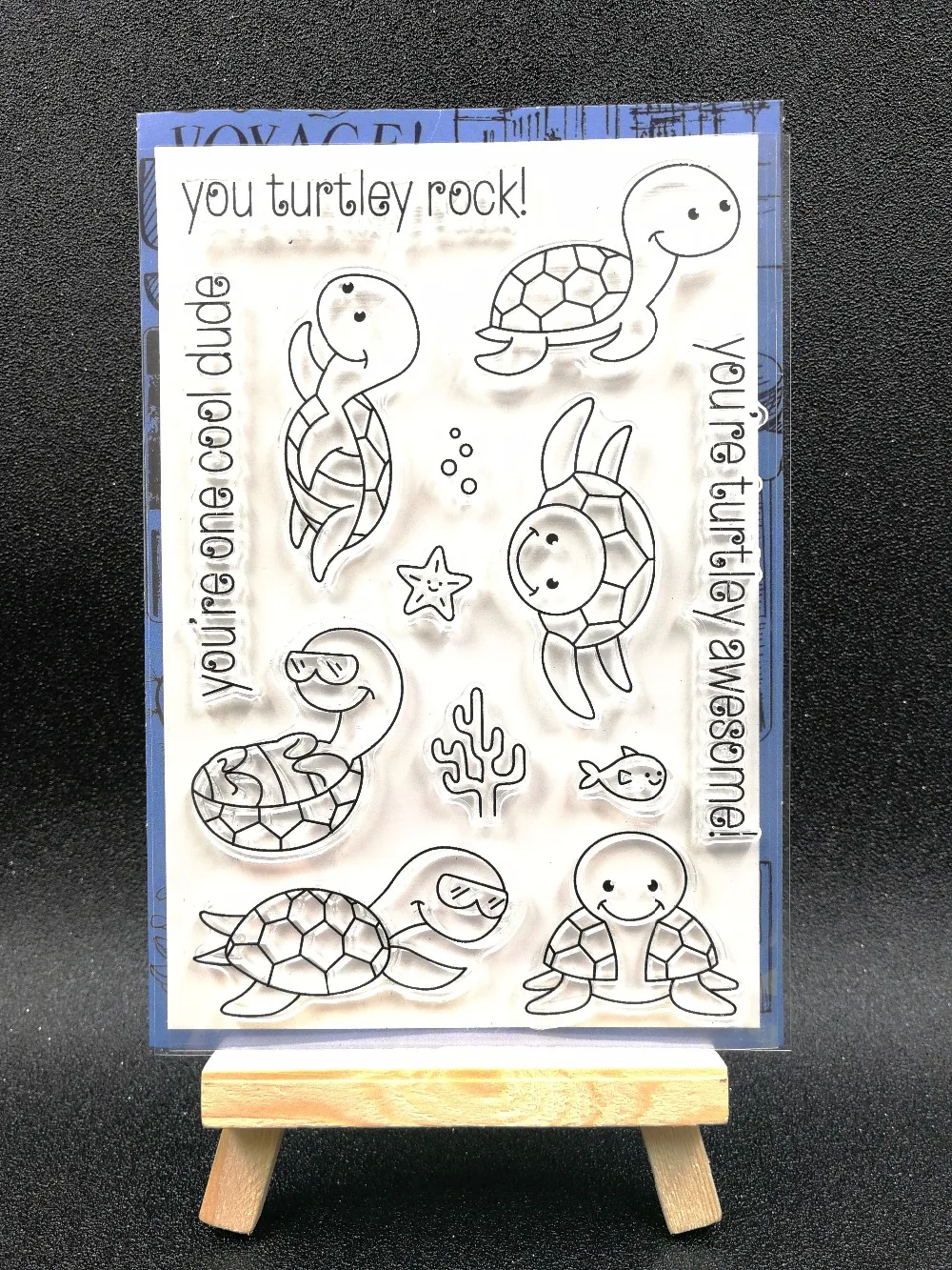 

Cute little turtle Transparent Clear Silicone Stamp/seal for DIY Scrapbooking/ Album Decorative Clear Stamp Sheets A1183