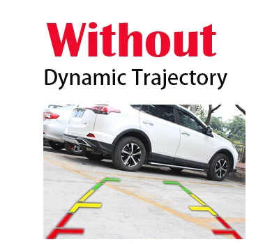 Интеллектуальная парковочная камера с динамической направляющей обратной резервной камерой CCD ночного видения для BMW X3 X5 X6 E71 E72 E53 E70 E83 - Название цвета: Without Trajectory