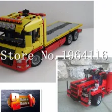 Technic серия бортовой грузовик модель строительные блоки Набор совместимы 8109 Классические игрушки для стайлинга автомобилей для детей