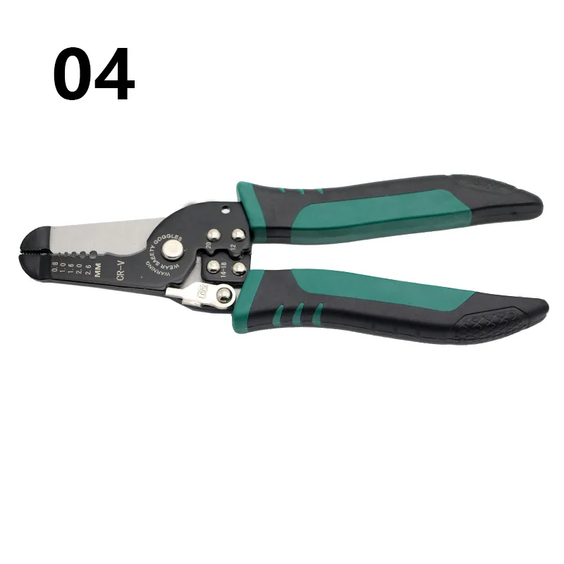 Yalku Professional Pliers Hand Repair Tool Pliers Crimping Tool Cable Wire Stripping Pliers Nipper Cable Wire Stripping Tool - Цвет: 04