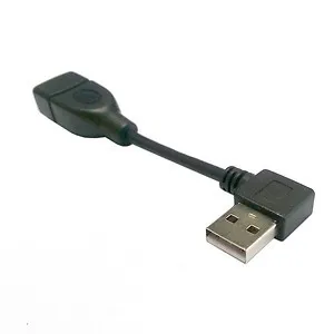 

NGFF 480M USB 2 0 Right Angled 90D A Type Male to Female Extension Cable 10cm
