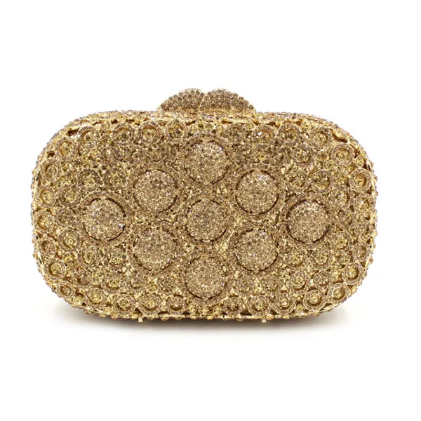 gold clutch purse evening