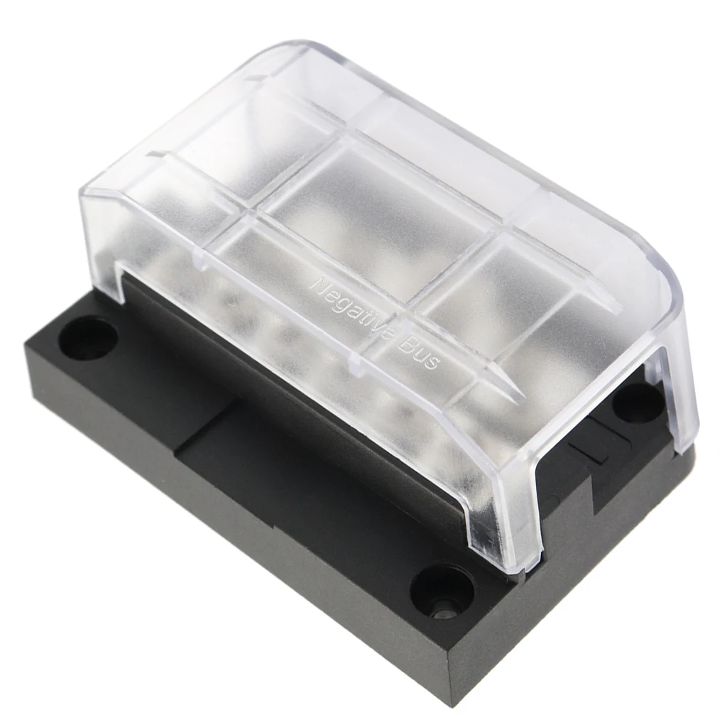1 Pcs 12 Way Fuse Box Block Screw Terminal Block Fuses Line Terminal Power Ground DC 32V For Truck RV Coaches Boat
