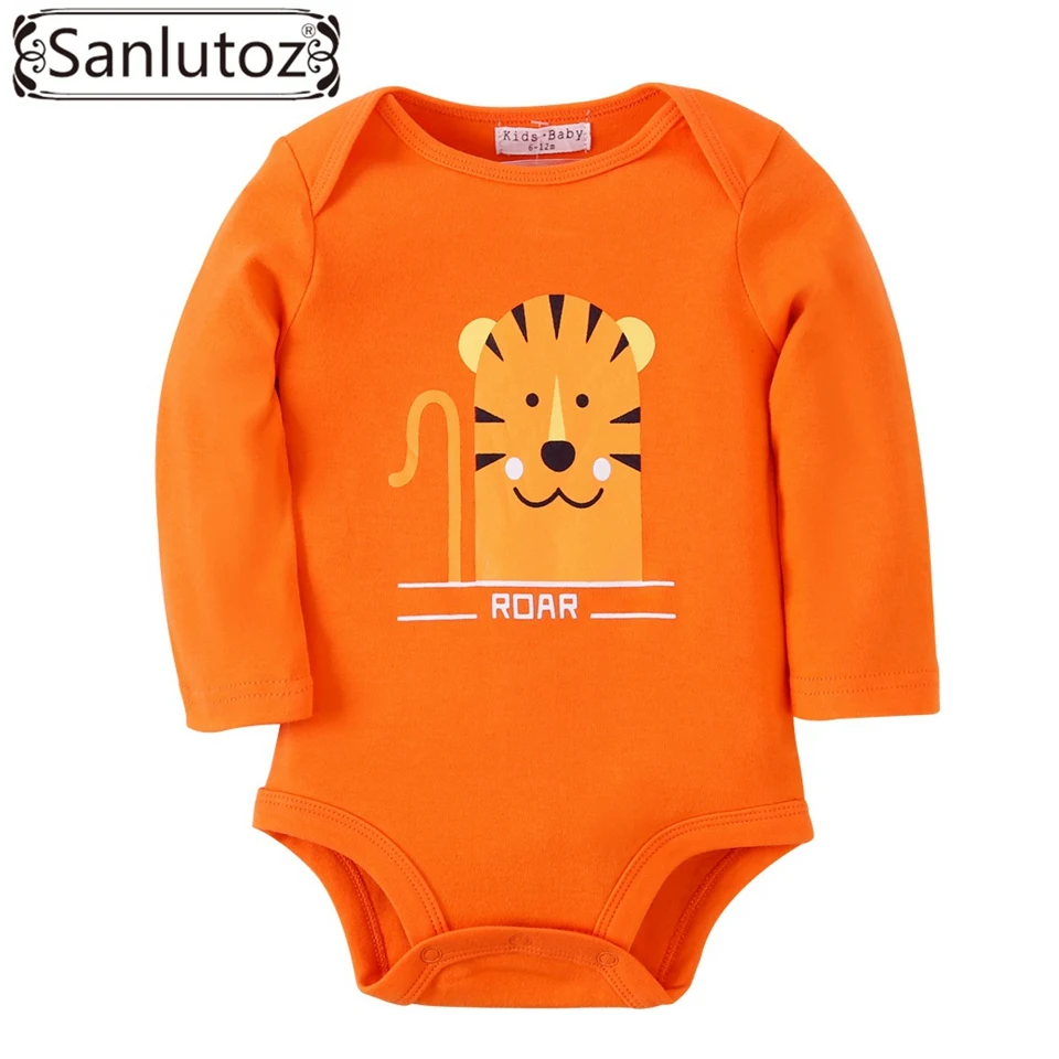 

Sanlutoz Winter Baby Bodysuits Tiger Printing Infant Animal Jumpsuits Girls Boys Baby Clothes Cute Baby Clothing Long Sleeve