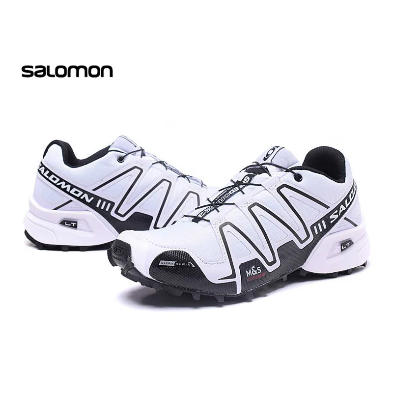 

2018 Salomon Speed Cross 3 CS III Sport Sneakers Men white Speedcross Outdoor off-road lightweight running shoes city marathon
