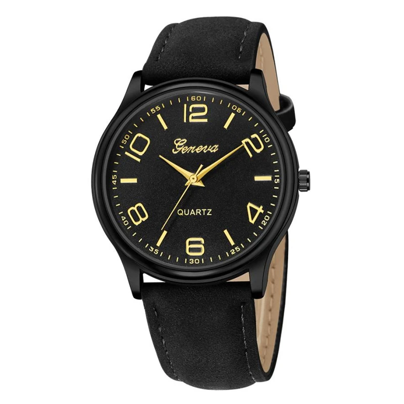 

2018 Fashion Women's Watches Date Geneva Leather Band Analog Quartz Wrist Watch Analog Quartz Wristwatch relogio masculino 30