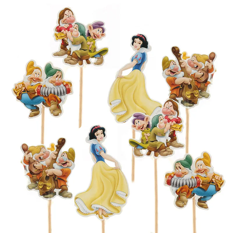 24 шт. disney Cool the Cars-PLEX Cupcake Toppers шпажки с флагами Беби Шауэр детский для именинного пирога украшения для вечеринок - Цвет: 25