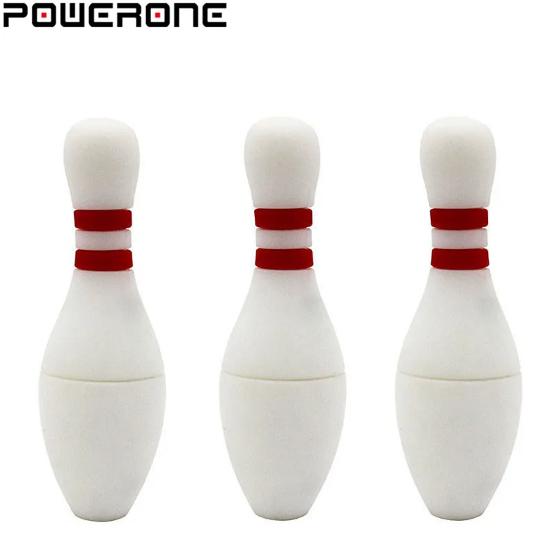 

POWERONE free shipping cartoon Bowling usb flash drive mini sports pendrives 8gb 16gb 32gb 64gb memory stick usb creativo
