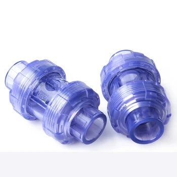

gogo thicken high quality PVC check valve union joint one way inverted valve