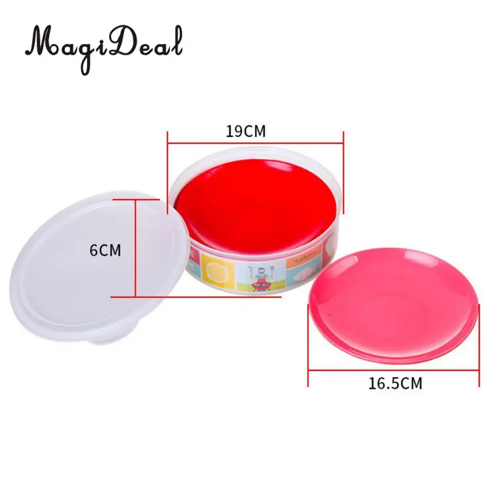 6 Pieces  Portable Plastic Picnic Camping BBQ Party Dinner Plates Cutlery, Lightweight and Convenient to Carry