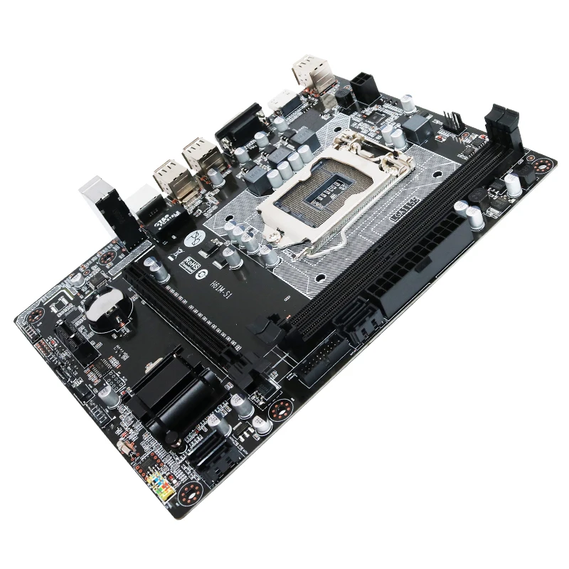 Ongy H61 материнская плата LGA 1155 DDR3 ПАМЯТЬ 16 Гб Micro-ATX SATA VGA основная плата USB HD аудио процессор 16G ddr 3 Intel i3 i5 i7