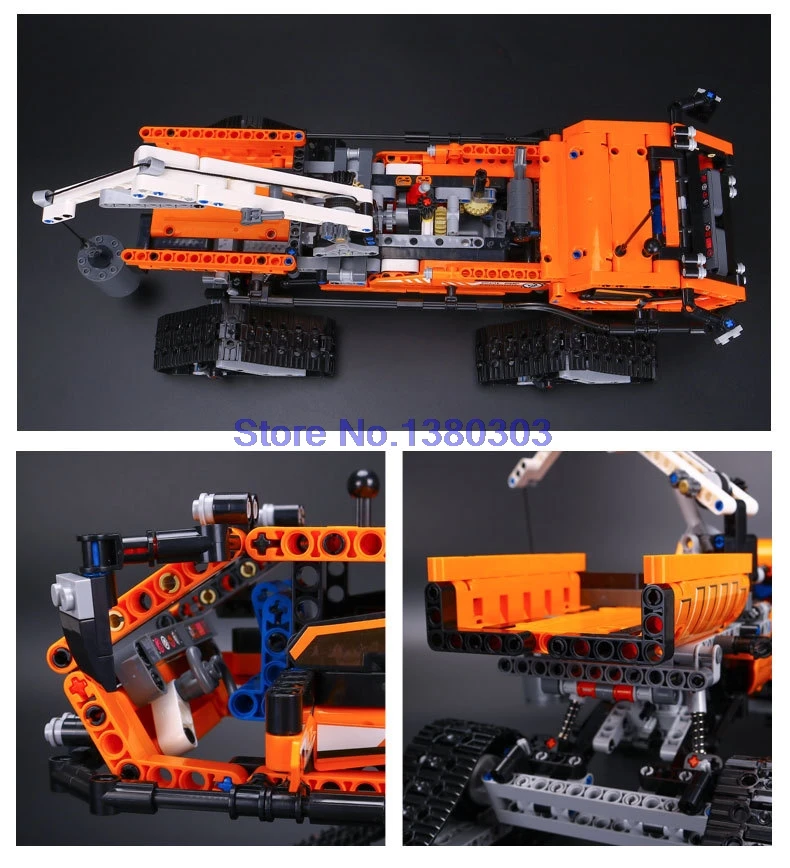 Бренд 20012 913 шт. бренд техника ARCTIC грузовик строительные блоки DIY собрать