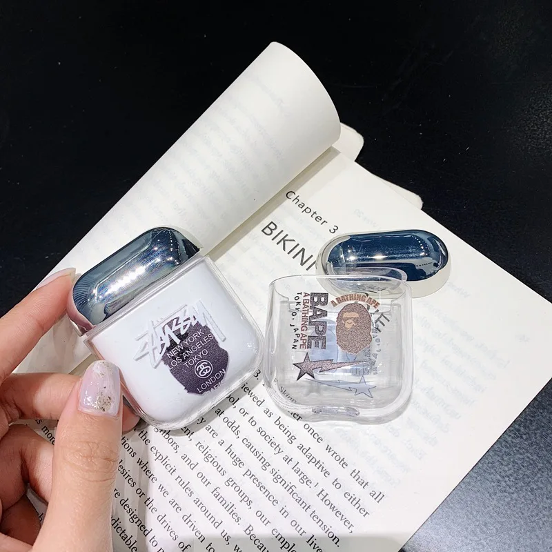 

Cute Wireless Bluetooth Earphone Case For Airpods2 Case Luxury Transparent Cases For Airpod Cartoon Cover For Air Pods Hard Etui