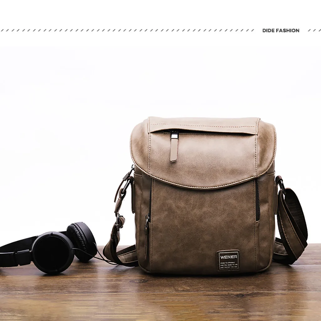 

Business Bag 2019 New Fashion Vintage Waterproof Multifunction Outdoor Sports Casual Messenger Bag