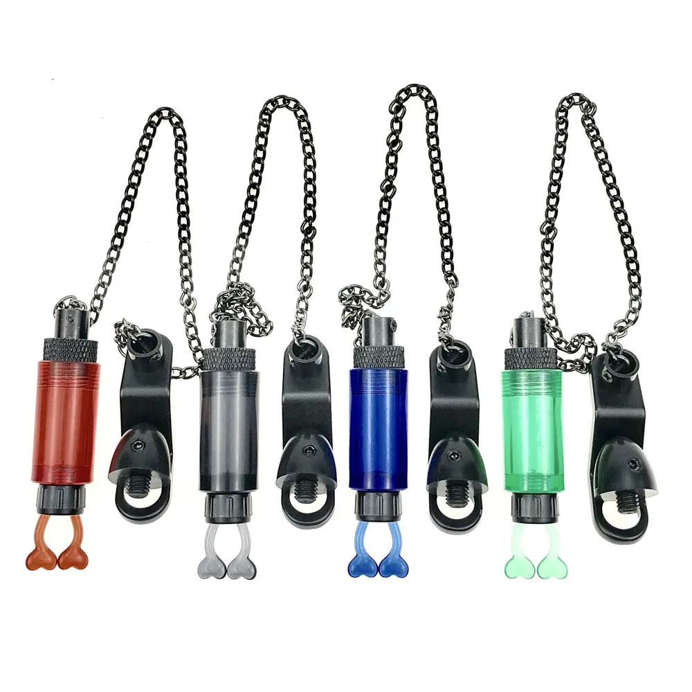 2 New Carp Fishing Bite Alarms Black 2 Green Fishing Hangers Indicators 2 New Carp Fishing Bite Alarms Black 2 Green Fishing Hangers Indicators
