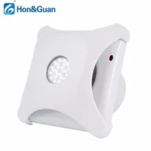 4Inch Waterproof Ventilation Exhaust Fan Strong Power Exhaust Extrator Fan for Home Bathroom Kitchen With 5W Led Light 110V 220V