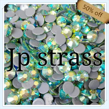 

HOT SALE super shiny 50% off free shipping STRONG ADHESIVE SS16 3.9mm PERIDOT AB color with 1440 pcs each pack ; for DRESSES