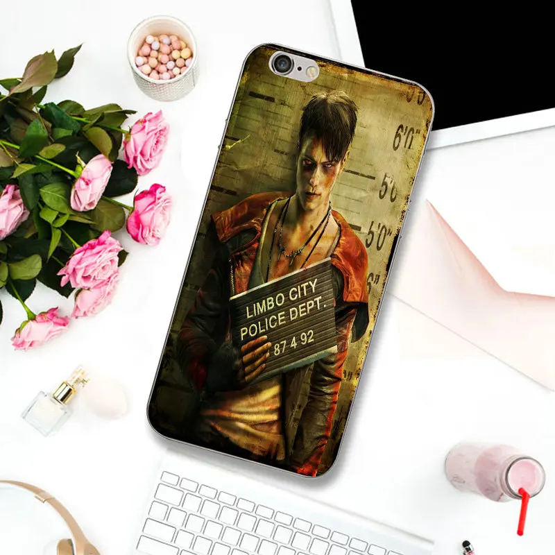 Dmc Devil May Dante мягкий силиконовый чехол на мобильный телефон из тпу для iPhone 8 7 6 6S Plus X