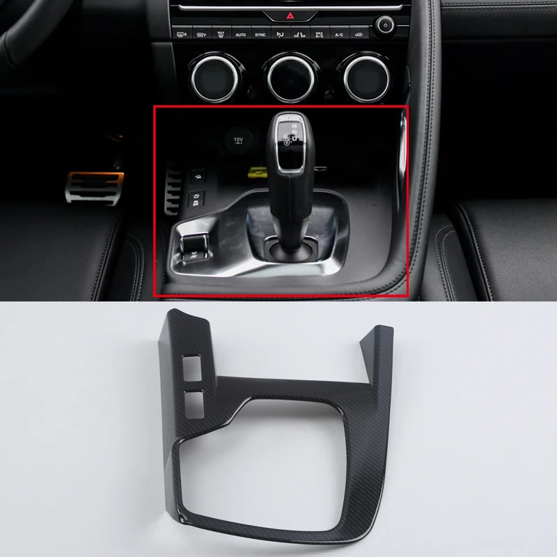 Аксессуары шт. для стайлинга автомобилей 1 шт. ABS пластик шестерни Цельнокройное панель Крышка отделка для Jaguar E-Pace 2017 2018 2019 левый руль