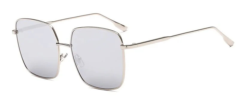 47204 роскошные квадратные солнцезащитные очки для мужчин и женщин с металлической оправой CCSPACE винтажные брендовые дизайнерские модные мужские и женские очки