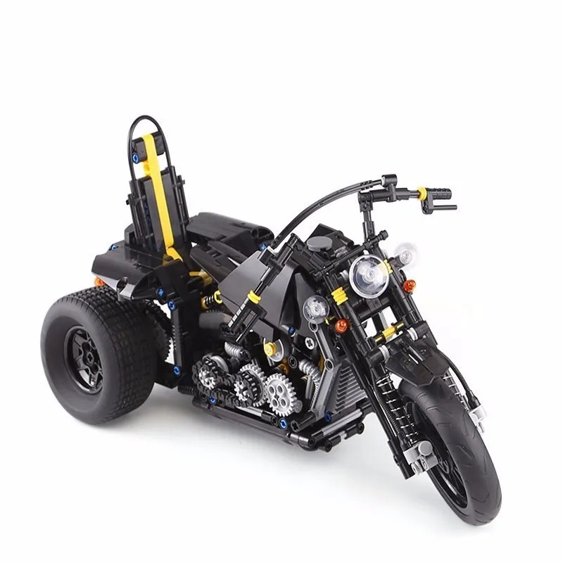 

Compatible legoinglys Creative Mechanical Technic Heavy Motorcycle Model Building Blocks Bricks Kids For Children Toy