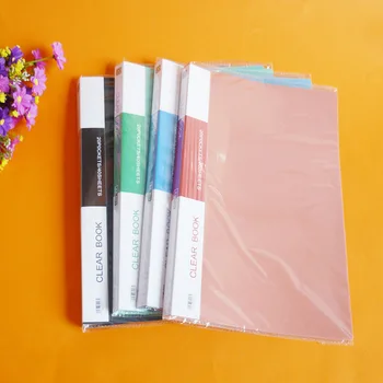 

A4 File Folder for documents Fresh Paper folder Data Book Folder 30 pages A4 clip