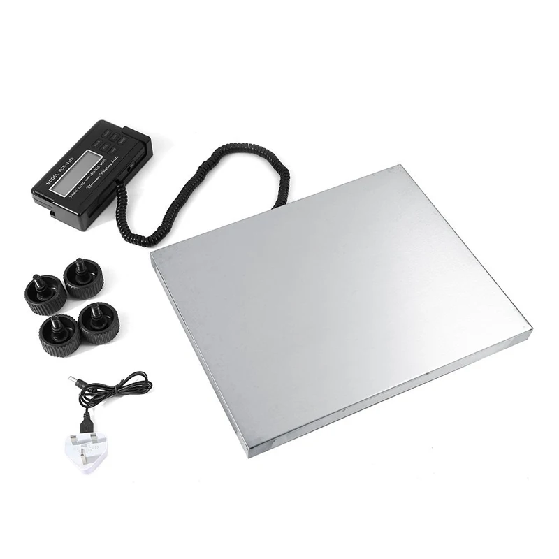전자 저울, 디지털 플랫폼 저울, LCD AC 전원, 0.1-300kg, 660lb