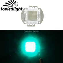 Верхний светодиодный светильник на заказ, высокая мощность, 30 Вт, 50 Вт, 100 Вт, голубой, 490нм-495нм, 30-34 в, светодиодный излучатель, лампа, светильник для DIY, светодиодный светильник, s