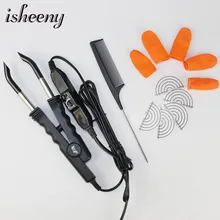 Профессиональный соединитель для наращивания волос, L-618, регулируемое наращивание волос, Железный инструмент для U/V/плоских кончиков, человеческие волосы для наращивания