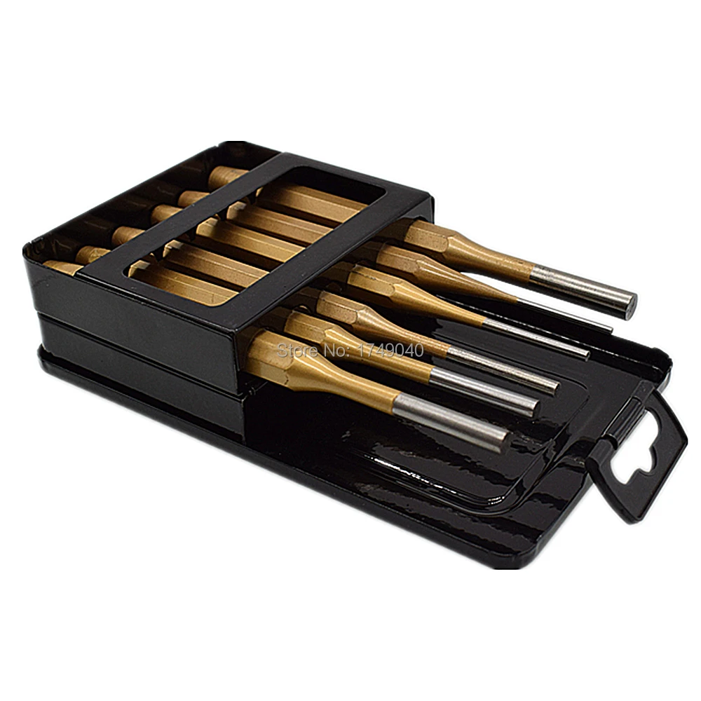 6pcs Drive Pin Punch Set Hand Tools 2mm 3mm 4mm 5mm 6mm 8mm Pin Removal