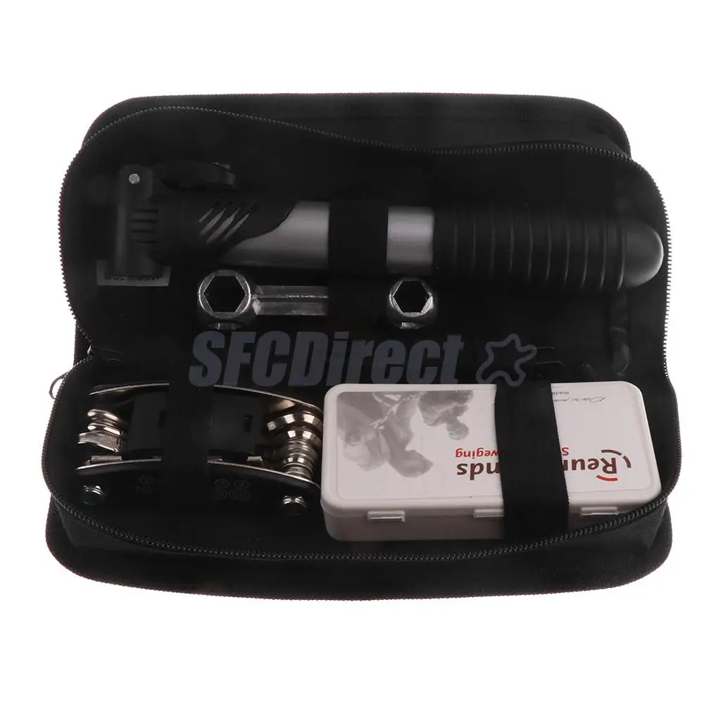 Multi Function Bike Repair Tools Kit, Giwil Bicycle Tire Pumps & Glueless Puncture Repaire Kit Mini Pump Wrench