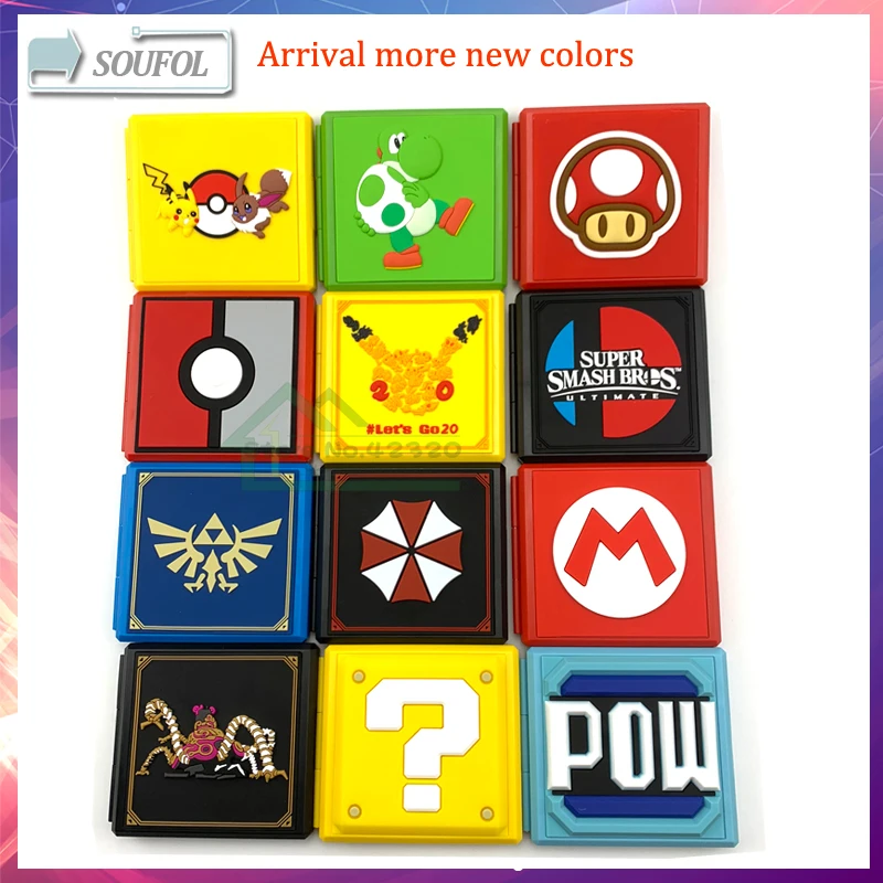 

For Nintend Switch Accessories Portable Game Cards Case Shockproof Hard Shell Storage Box For Nintendo Switch NS Games