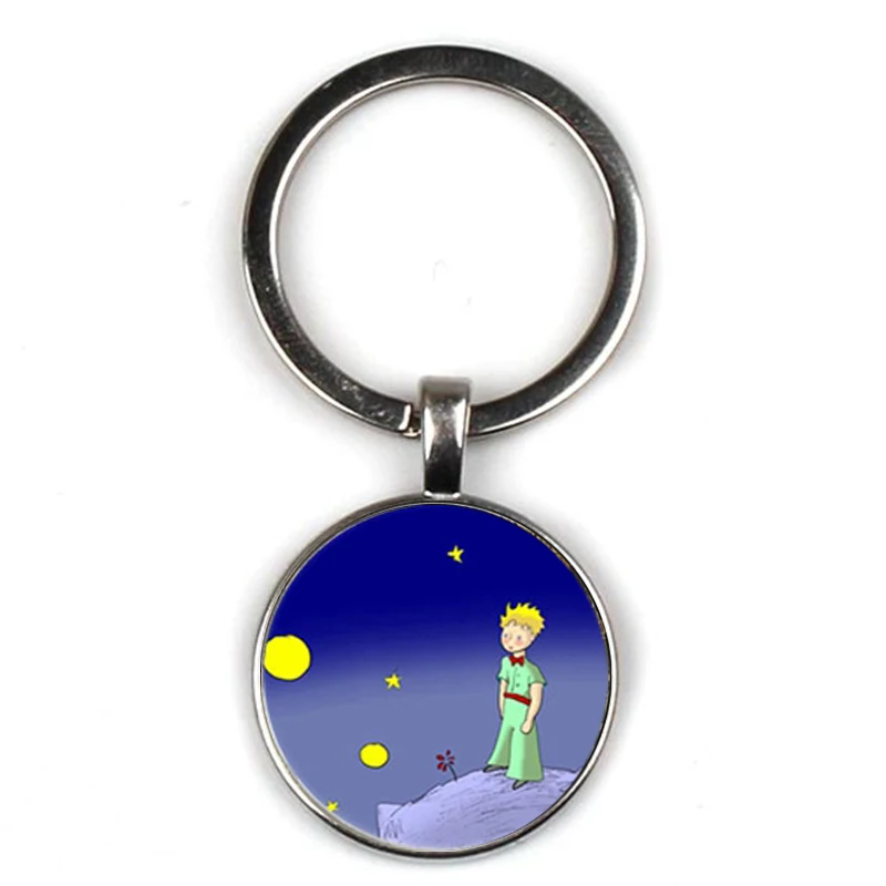 Милый аниме Маленький принц значок шаблона брелок для мужчин и женщин брелок для ключей Автомобильный ключ дверные аксессуары детский школьный подарок на выпускной